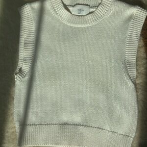 Wilfred Ivory knit vest